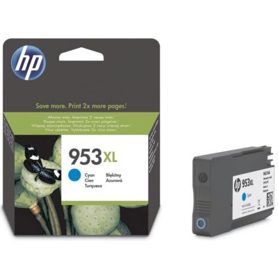 hp 953XL High Yield Original Ink Cartridge, 25 x 114 x 126 mm, 1600 Pages, Cyan hp 953XL High Yield Original Ink Cartridge, 25 x 114 x 126 mm, 1600 Pages, Cyan